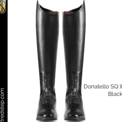 Tredstep Long Riding Boots<Donatello SQII Field Boot - Black (SHORT HEIGHT)