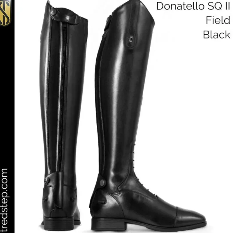 Tredstep Long Riding Boots<Donatello SQII Field Boot - Black (SHORT HEIGHT)