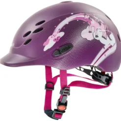 Uvex Riding Hats<Onyxx Kids Riding Helmet Princess Berry Matt