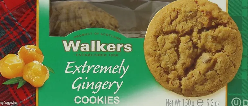 Walkers Food<Extremely Gingery Cookies 150g