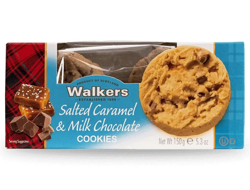 Walkers Food<Salted Caramel & Milk Chocolate Cookies 150g