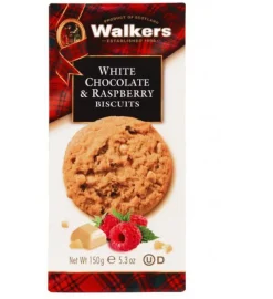 Walkers Food<White Chocolate & Raspberry Biscuits 150g