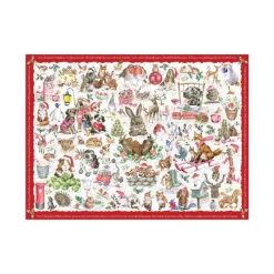 Wrendale Toys<Country Set Christmas Puzzle