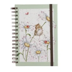 Wrendale Stationery<Mouse Spiral Bound Notebook