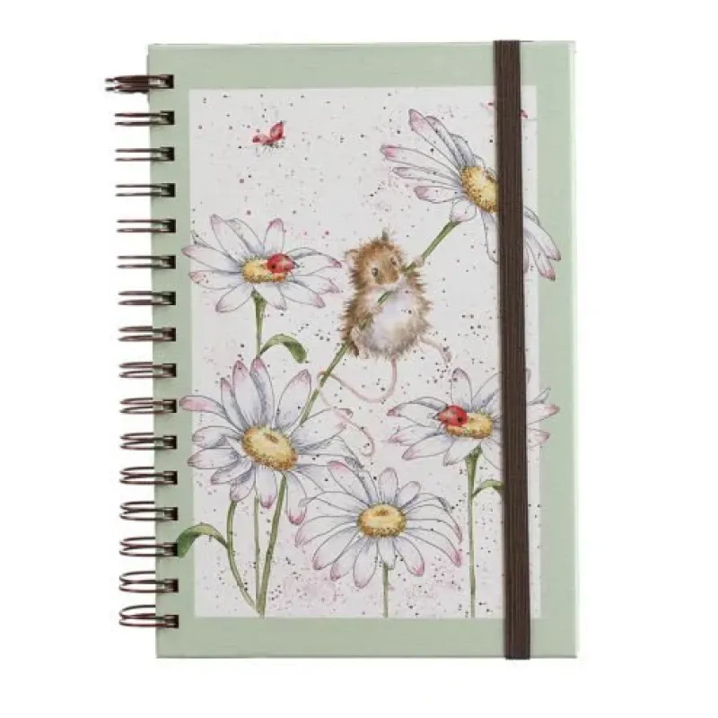 Wrendale Stationery<Mouse Spiral Bound Notebook