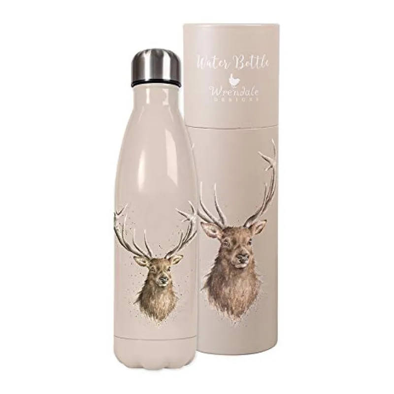 Wrendale Designs Homeware<Wrendale 'Portrait Of A Stag' Hot or Cold Drinks Bottle 500ml